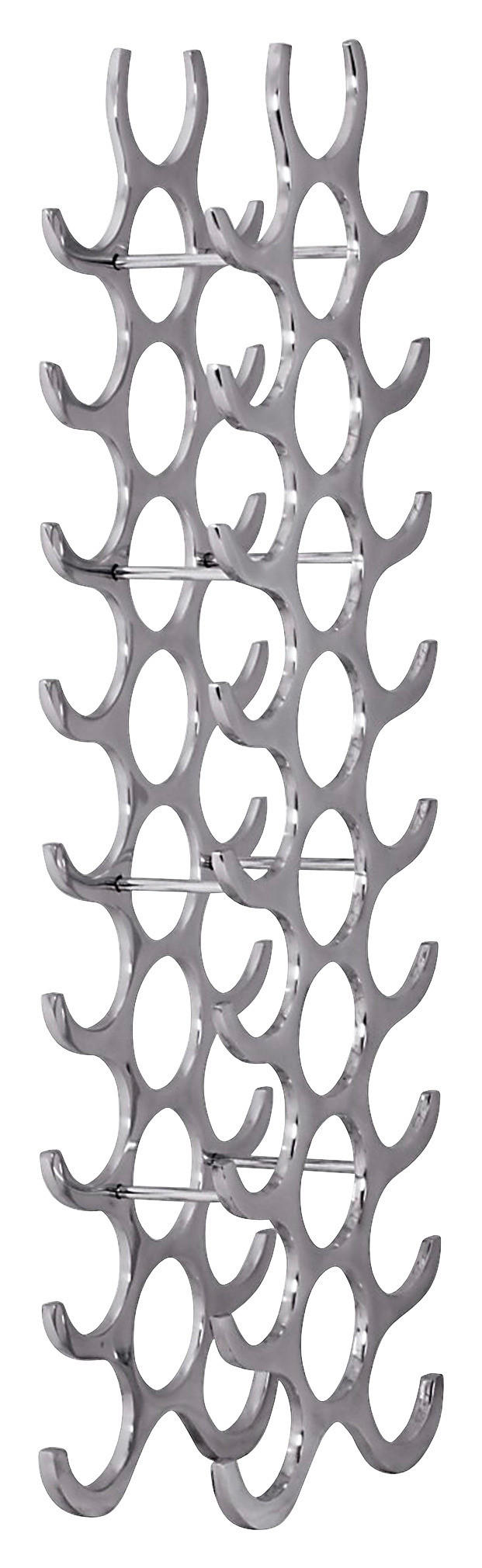 VINHYLLA 31/98/14 cm  - aluminiumfärg, Modern, metall (31/98/14cm) - MID.YOU