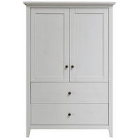 HIGHBOARD Weiß  101/150/40 cm  - Anthrazit/Weiß, Natur, Holz/Metall (101/150/40cm) - Linea Natura