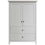 HIGHBOARD Weiß  101/150/40 cm  - Anthrazit/Weiß, Natur, Holz/Metall (101/150/40cm) - Linea Natura