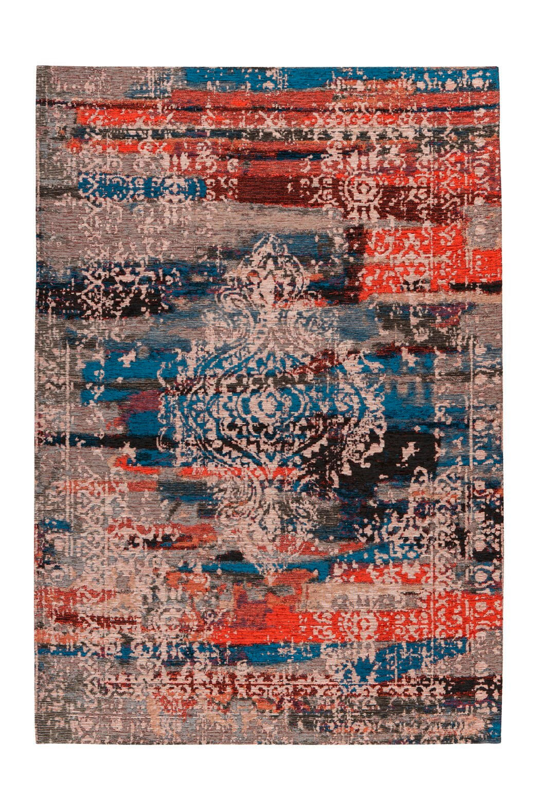 TEPPICH 80/150 cm Charme 425 Multi / Rot Multicolor, Rot  - Rot/Multicolor, KONVENTIONELL, Textil (80/150cm)