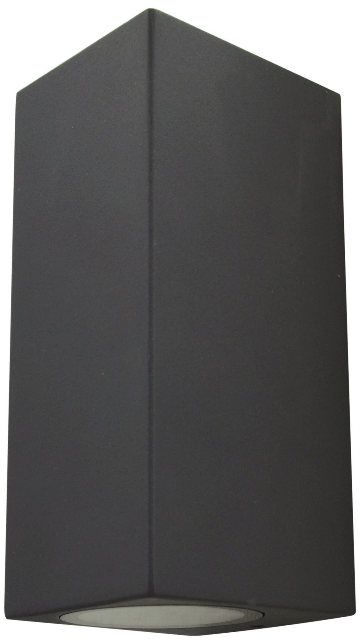 AUßENWANDLEUCHTE 16/6,8/7,8 cm   - Anthrazit, Design, Glas/Metall (16/6,8/7,8cm)