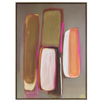 LEINWANDBILD Abstraktes Orange  - Orange, LIFESTYLE, Holzwerkstoff (78/100cm) - Reinders!