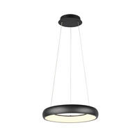 ZÁVESNÉ LED SVIETIDLO, 46,5/150 cm  - čierna, Design, kov (46,5/150cm) - Trio Leuchten