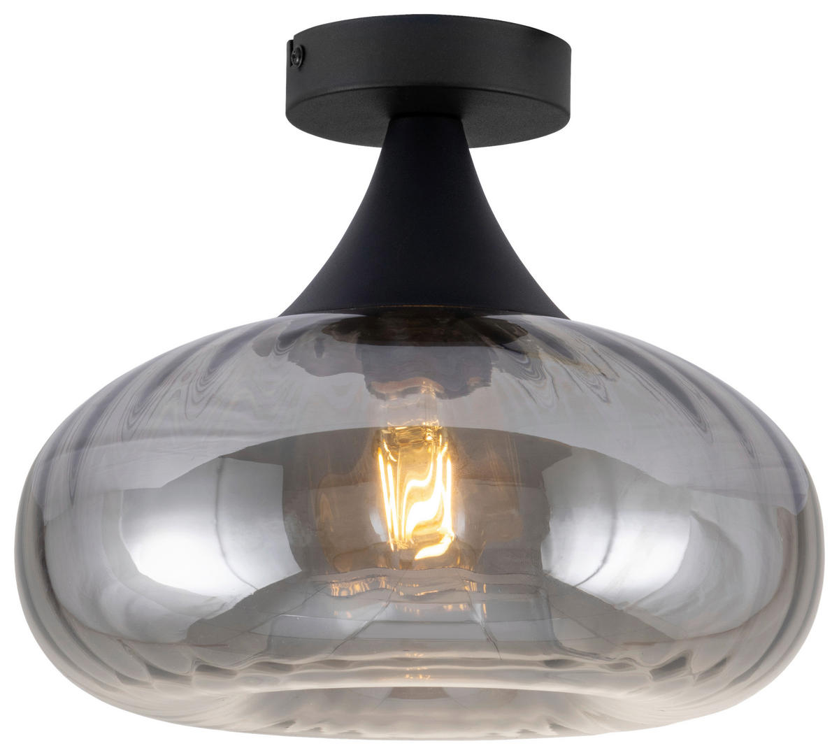 DECKENLEUCHTE 28/23 cm   - Design, Glas/Metall (28/23cm) - Collet's Monde