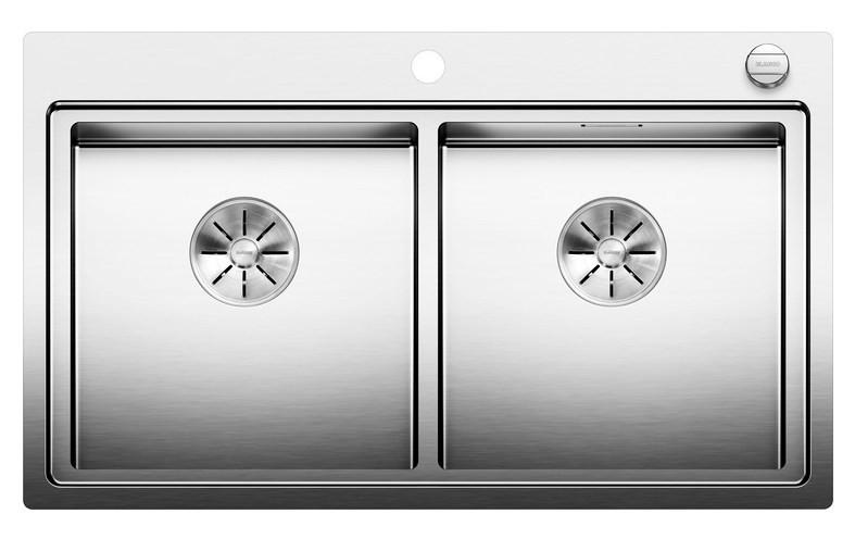 SPÜLE 521663  - Edelstahlfarben, Basics, Metall (86/20,5/51cm) - Blanco