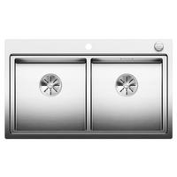 SPÜLE 521663  - Edelstahlfarben, Basics, Metall (86/20,5/51cm) - Blanco