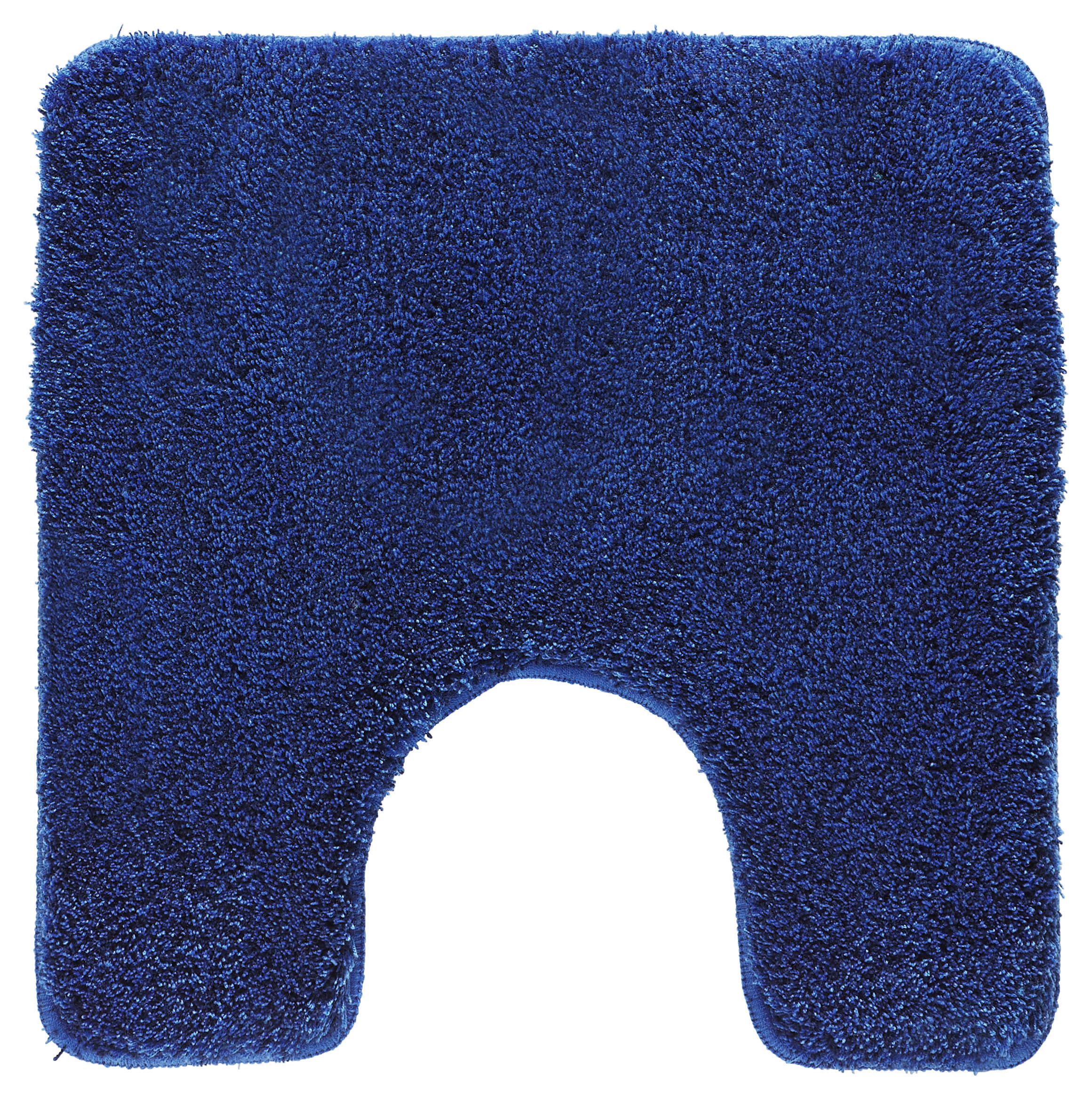 WC-VORLEGER Relax 55/55 cm - Dunkelblau, Basics, Kunststoff/Textil (55/55cm) - Kleine Wolke