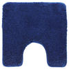 WC-VORLEGER Dunkelblau 55/55 cm  - Dunkelblau, Basics, Kunststoff/Textil (55/55cm) - Kleine Wolke