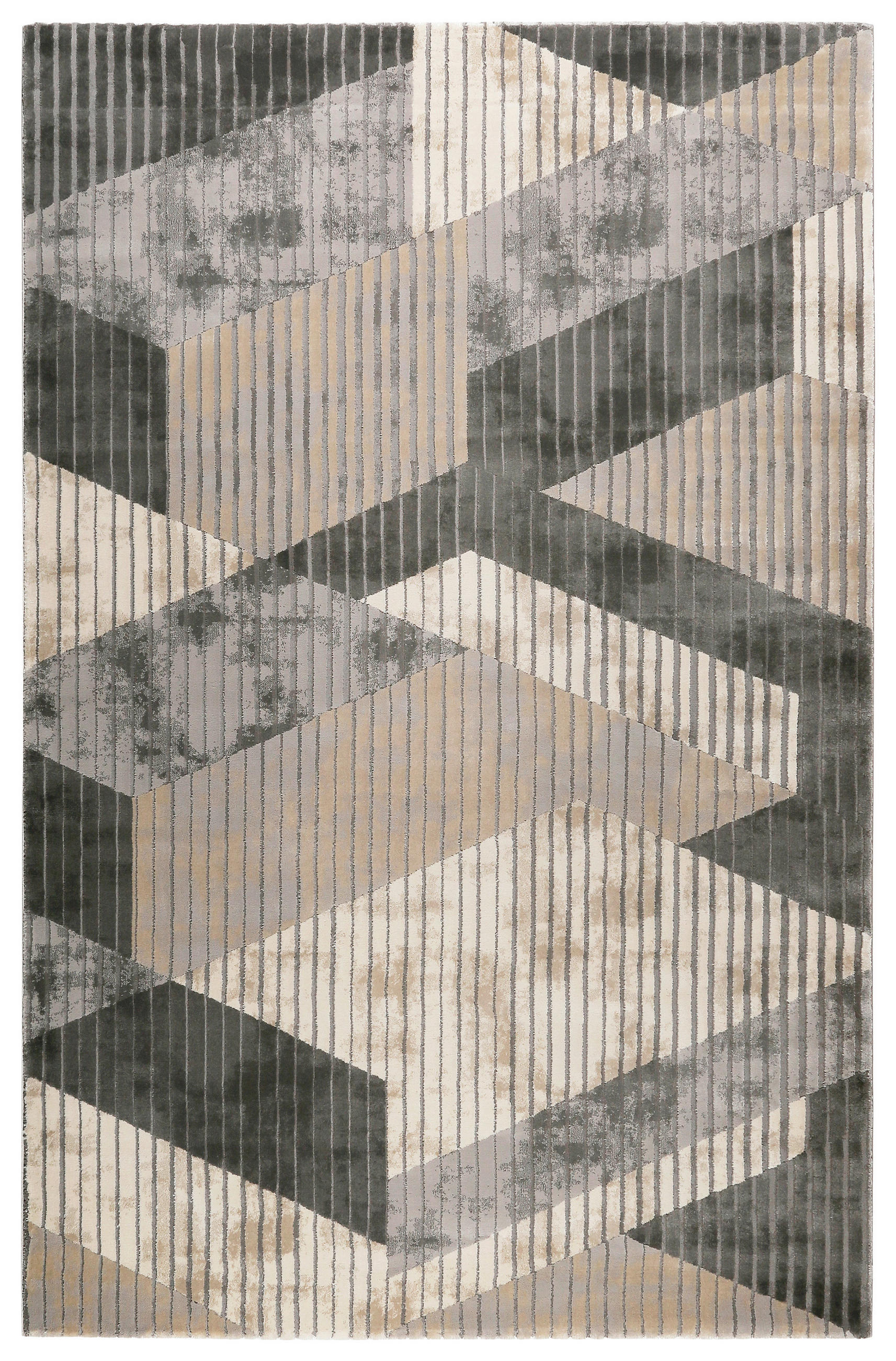 WEBTEPPICH 120/170 cm Tamo Grau  - Grau, Textil (120/170cm) - Esprit