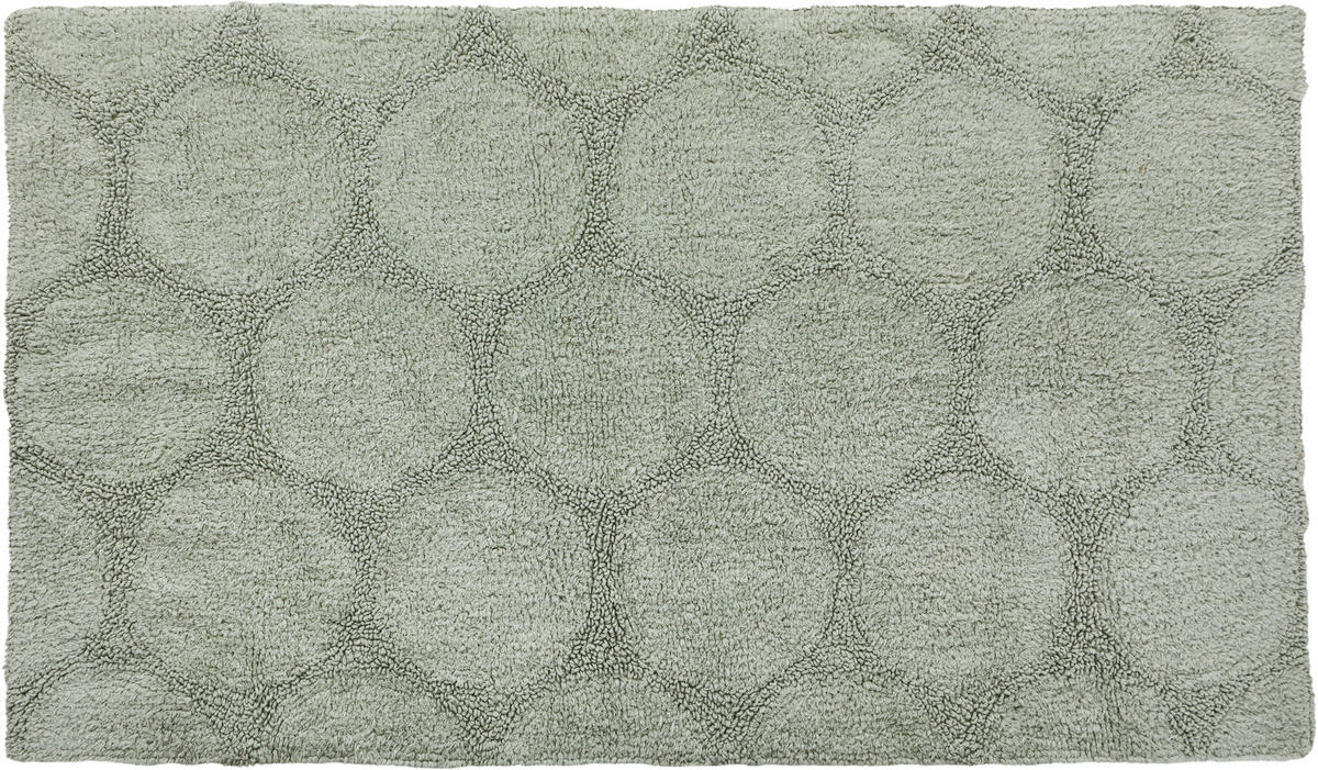 BADEMATTE Grün 70/120 cm  - Grün, Textil (70/120cm) - Novel