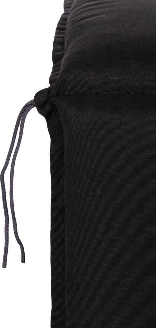 PODUŠKA NA LEŽADLO, 191/58/8 cm - antracitová, Basics, textil (191/58/8cm) - Gardenson