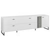 TV-ELEMENT - Dunkelgrau/Weiß, Design, Holzwerkstoff/Stein (213,7/66,5/43,8cm) - SetOne by Musterring