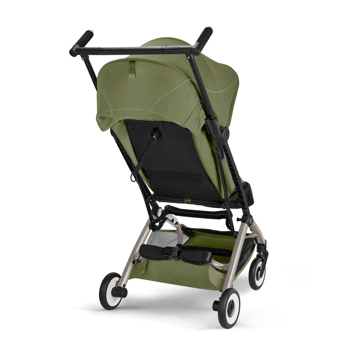 BUGGY LIBELLE TPE Moss Green | khaki  - Taupe/Dunkelgrün, Basics, Kunststoff/Textil (71/52/102cm) - cybex GOLD