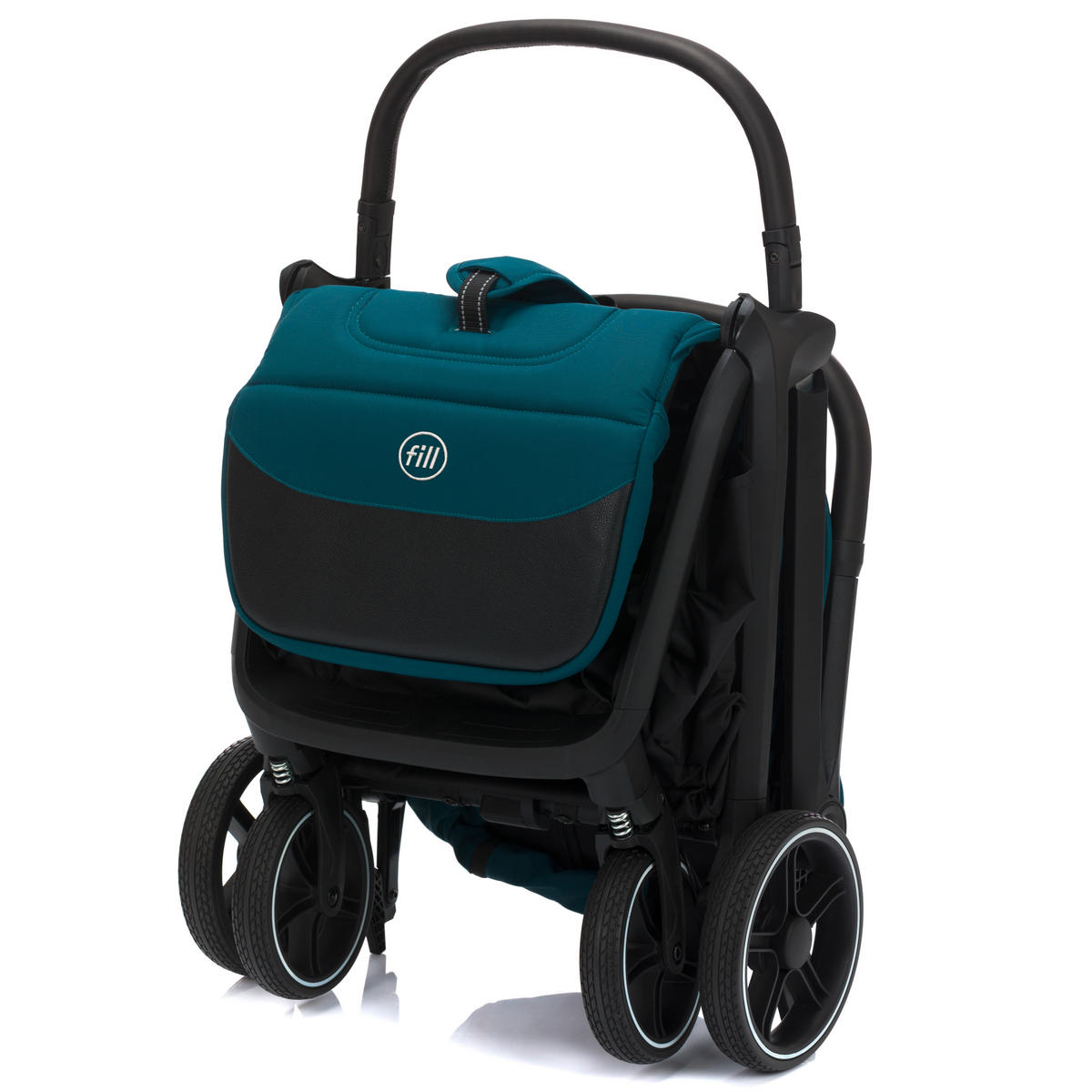 BUGGY Cooper  - Türkis/Schwarz, Basics, Textil (50/107/69cm) - Fillikid