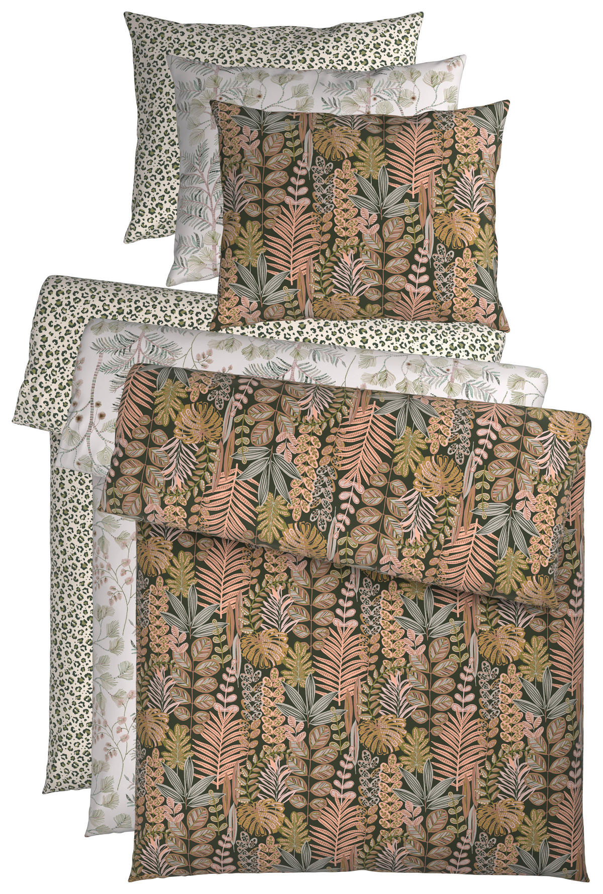 BETTWÄSCHE Satin 140/200 cm  - Multicolor, Trend, Textil (140/200cm) - Novel