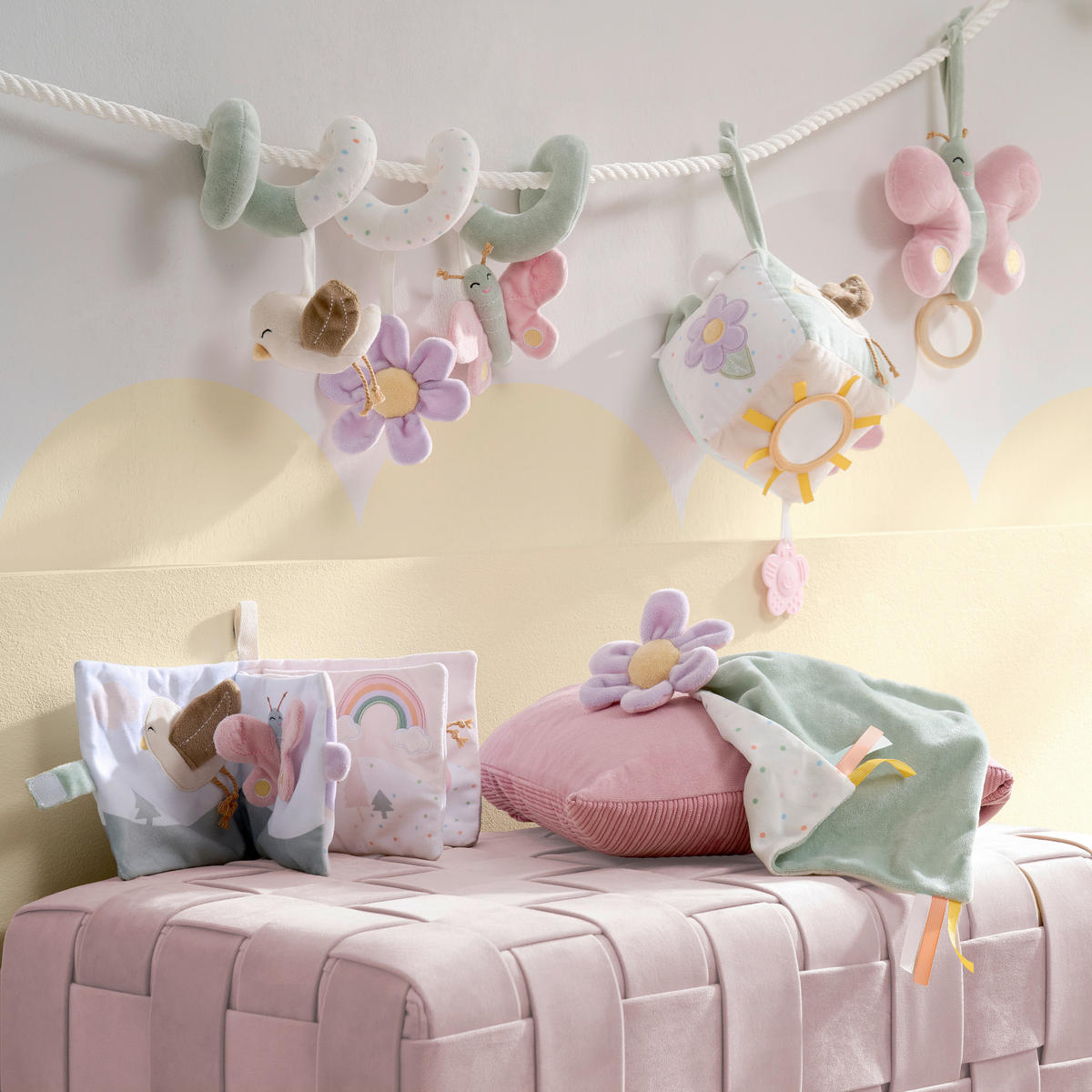 SOFTWÜRFEL Feen Garden  - Multicolor, Trend, Textil (12/12cm) - Patinio