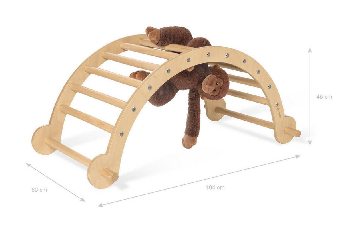 MOTORIKSPIEL Kari  - Birkefarben/Buchefarben, Basics, Holz (104/46cm) - Pinolino