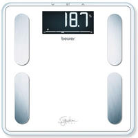 KÖRPERANALYSEWAAGE - Weiss, Basics, Glas (36.3/35.5/4.1cm) - Beurer