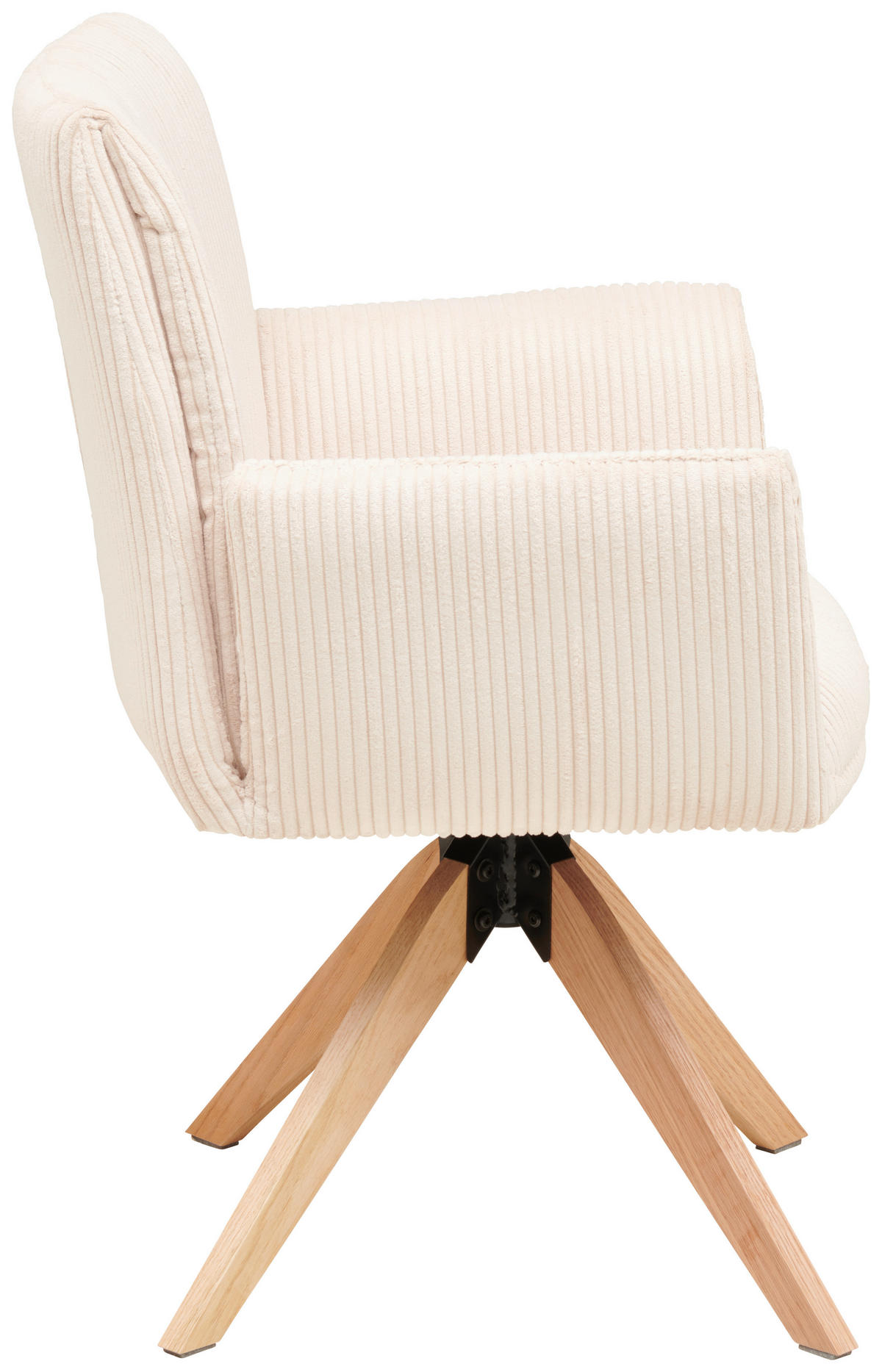 ARMLEHNSTUHL in Holz, Metall, Textil Beige  - Beige/Naturfarben, LIFESTYLE, Holz/Textil (65/90/62,5cm) - MID.YOU
