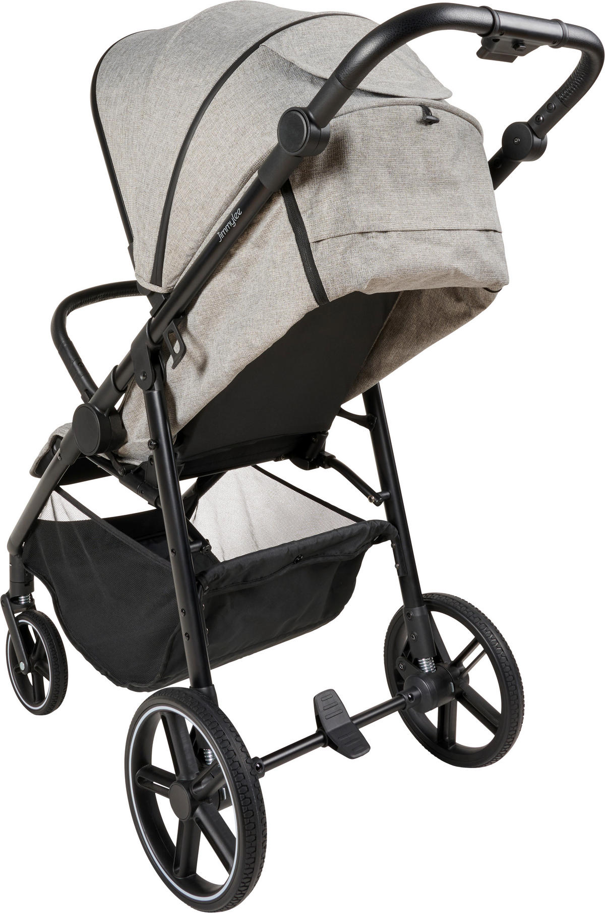 BUGGY  - Schwarz/Grau, Trend, Kunststoff/Textil (55/56/107cm) - Jimmylee