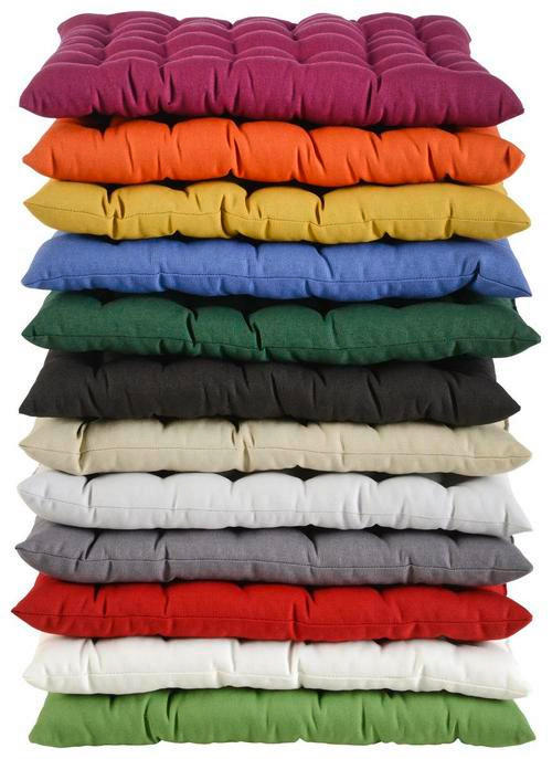SITZKISSEN  38/38 cm   - Petrol, Basics, Textil (38/38cm) - Novel