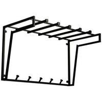 WANDGARDEROBE  in Schwarz  - Schwarz, KONVENTIONELL, Metall (79/45/40cm)