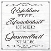 DEKOPANEEL Text 20/20/0,3 cm  - Multicolor, KONVENTIONELL, Holz (20/20/0,3cm)