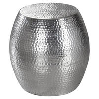 BEISTELLTISCH 42/42/42 cm Silberfarben rund  - Silberfarben, LIFESTYLE, Metall (42/42/42cm) - MID.YOU