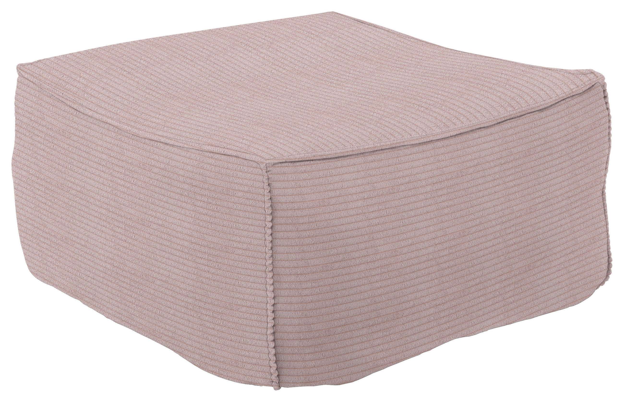 HOCKER in Textil Rosa  - Rosa, Design, Textil (86/38/86cm) - Lomoco