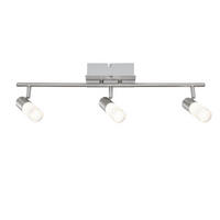 LED-STRAHLER 60/15/8 cm   - Chromfarben, Design, Glas/Metall (60/15/8cm) - Novel