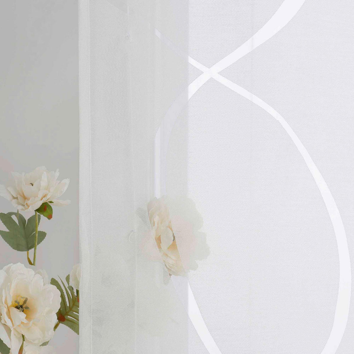 FALTROLLO  transparent  60/140 cm    - Weiß Hochglanz, Basics, Textil (60/140cm) - Joyswahl