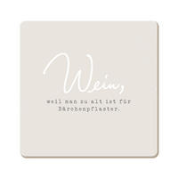 UNTERSETZER Holzwerkstoff  - Basics, Holzwerkstoff (9,5/9,5cm)