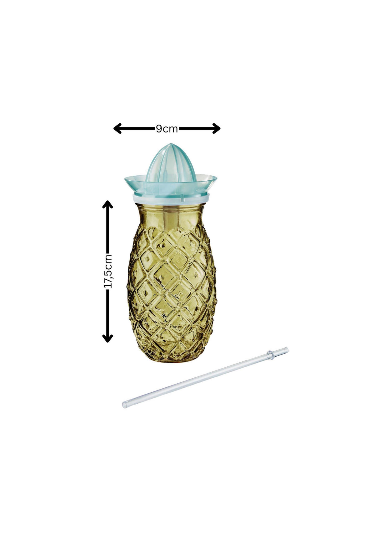 TRINKGLAS 0,74 ml  - Smaragdgrün, Basics, Glas (11/23cm) - FYNCH-HATTON