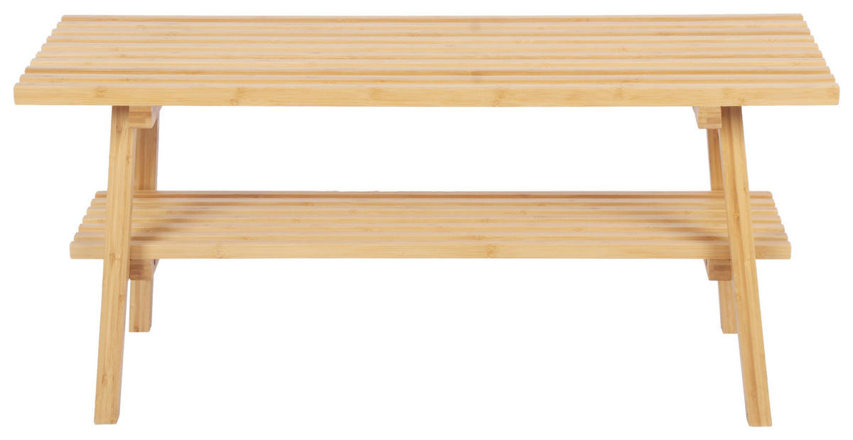 LAVICE S BOTNÍKEM, přírodní barvy, 100/45/35 cm - přírodní barvy, Natur, dřevo (100/45/35cm) - Carryhome