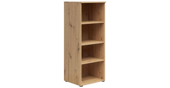 REGAL Eiche Artisan - Anthrazit/Eiche Artisan, MODERN, Holzwerkstoff/Kunststoff (45/115/40cm) - Carryhome