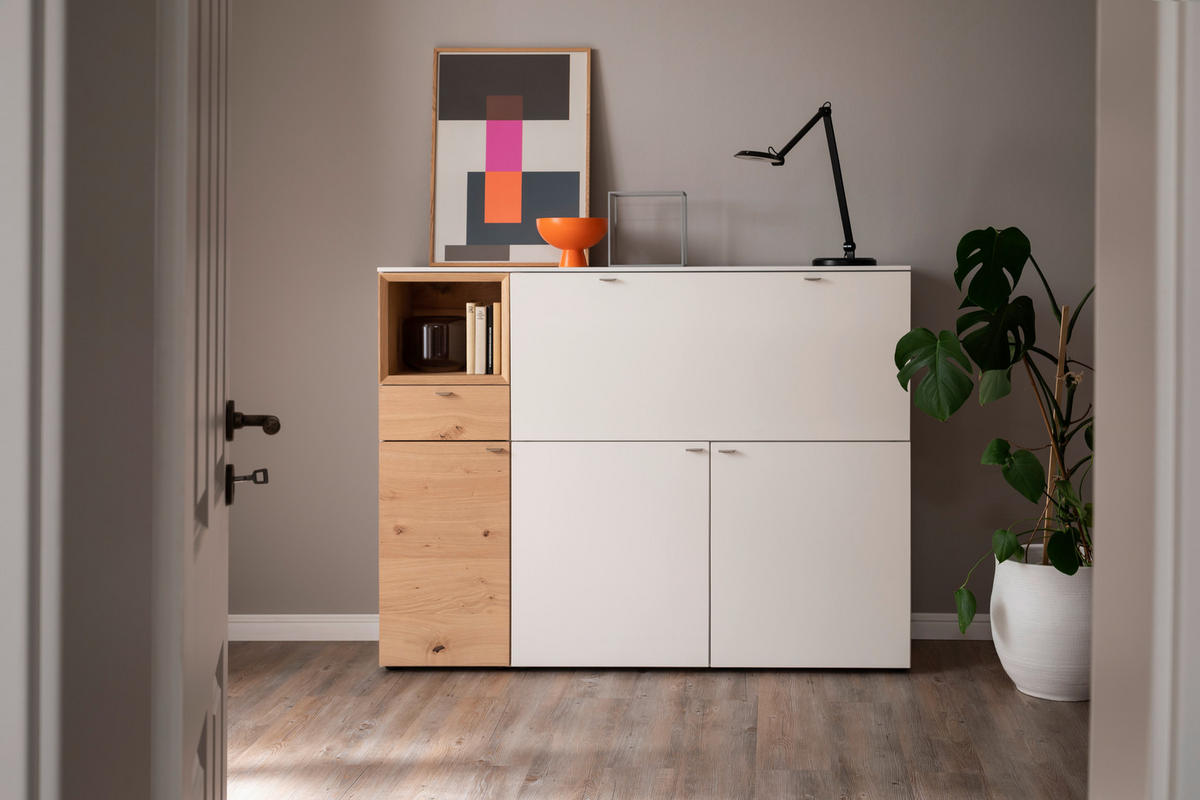 LED-TISCHLEUCHTE 20/65 cm   - Schwarz, Basics, Metall (20/65cm) - Schöner Wohnen