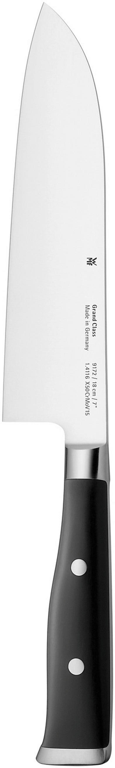 SANTOKUMESSER Grand Class Stahl 33 cm  - Edelstahlfarben/Schwarz, Design, Kunststoff/Metall (33cm) - WMF