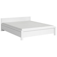 POSTELJA 160 cm   x 200 cm  , leseni material bela  - bela, Moderno, leseni material (160/200cm) - MID.YOU