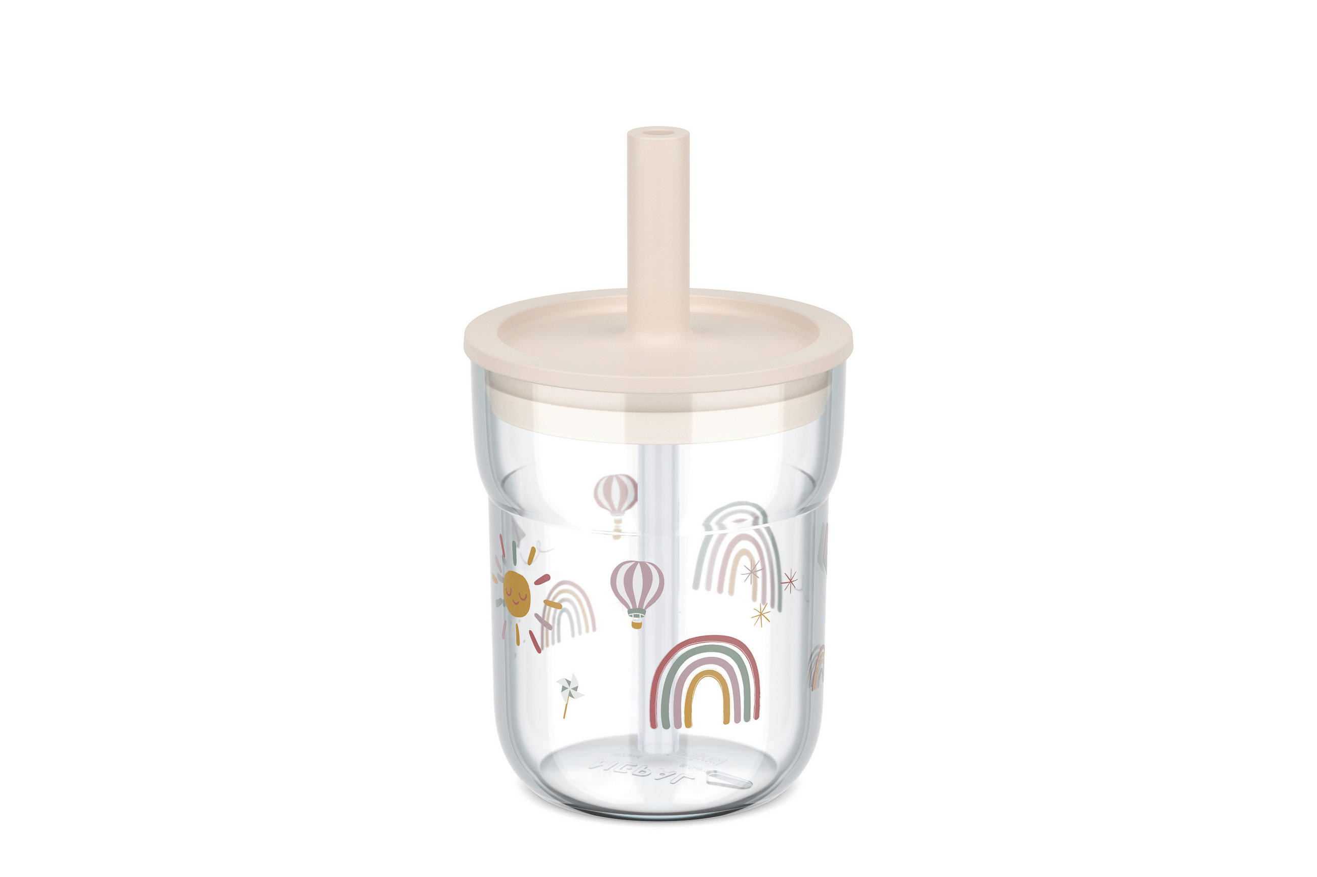 TRINKBECHER - Multicolor, Basics, Kunststoff (7,7cm) - Mepal
