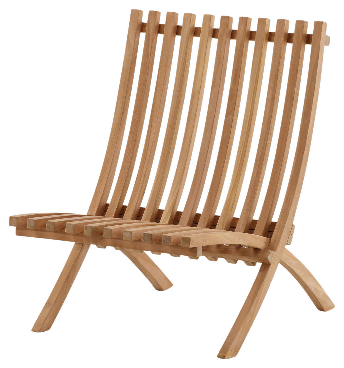 Loungesessel 2er-Set Teakfarben Teakholz  - Teakfarben, KONVENTIONELL, Holz (73/85/63cm) - Gardenson