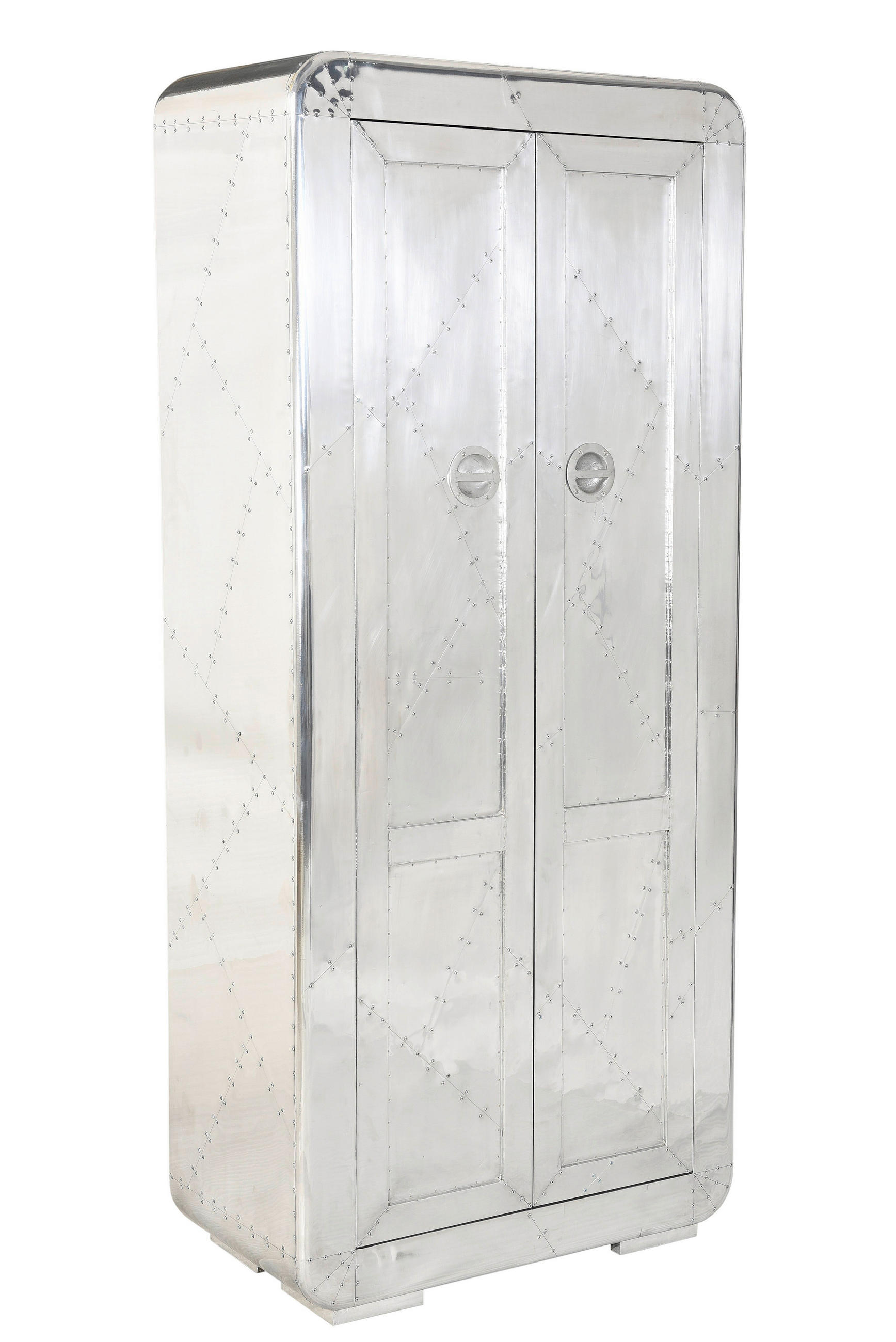 GARDEROBENSCHRANK  in 80/180/40 cm  - Silberfarben, Design, Holz/Holzwerkstoff (80/180/40cm) - MID.YOU