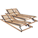 LATTENROSTSET 180/200 cm  - Birkefarben/Buchefarben, Basics, Holz/Kunststoff (180/200cm) - Sleeptex