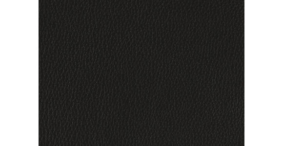 RÉCAMIERE in Echtleder Schwarz - Chromfarben/Schwarz, Design, Leder/Metall (209/85-109/95-16cm) - Dieter Knoll