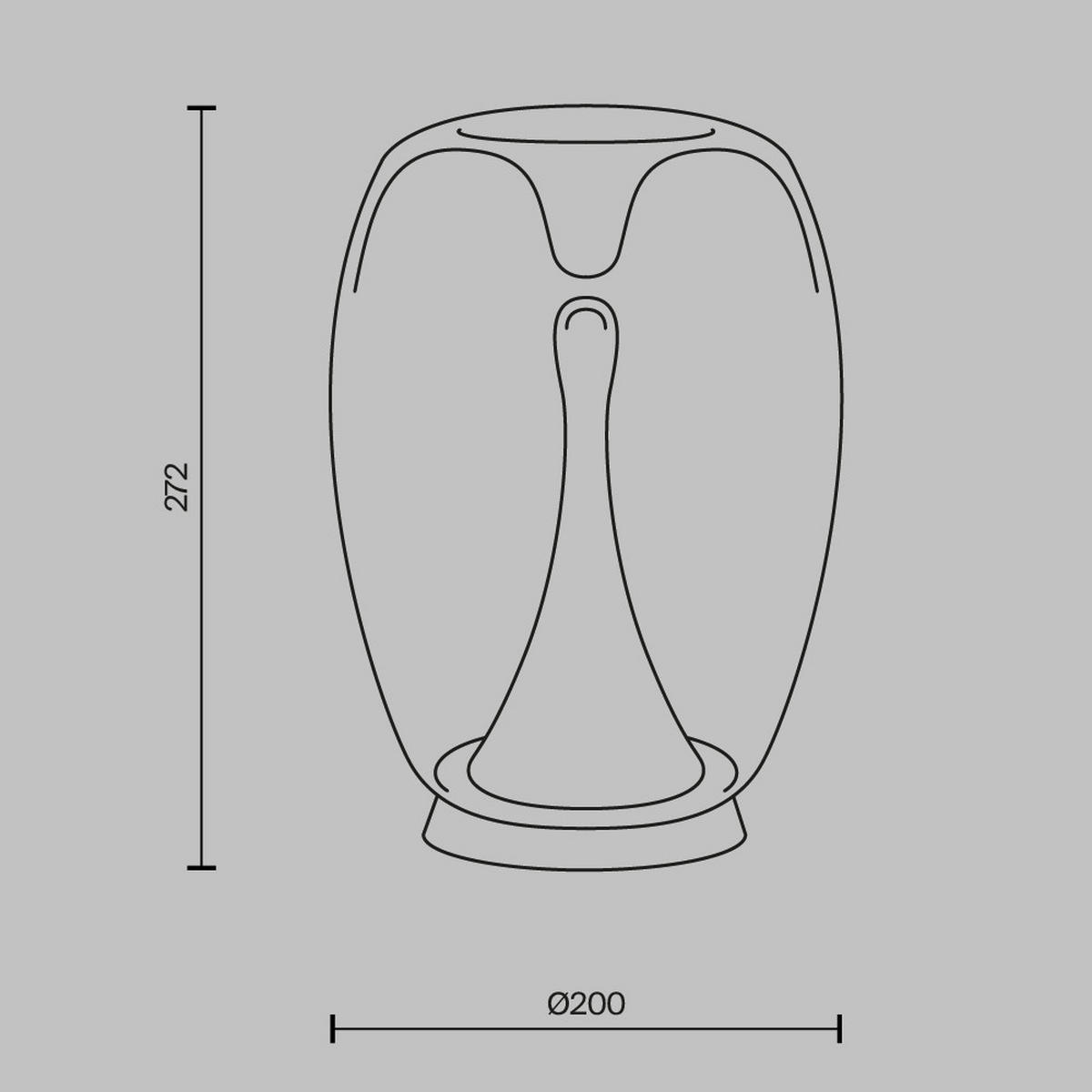 TISCHLEUCHTE - Goldfarben, Modern, Metall (20/27,2cm) - Vacu Vin