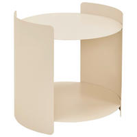 BEISTELLTISCH 40/40/40 cm Kaschmir rund  - Kaschmir, Design, Metall (40/40/40cm) - Xora