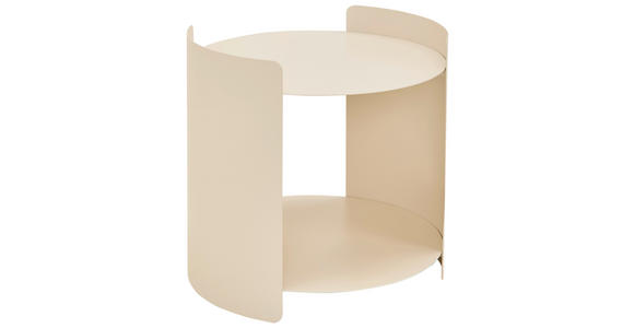 BEISTELLTISCH 40/40/40 cm Kaschmir rund  - Kaschmir, Design, Metall (40/40/40cm) - Xora