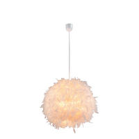 HÄNGLAMPA 45/120 cm  - vit, Basics, textil/plast (45/120cm) - Globo