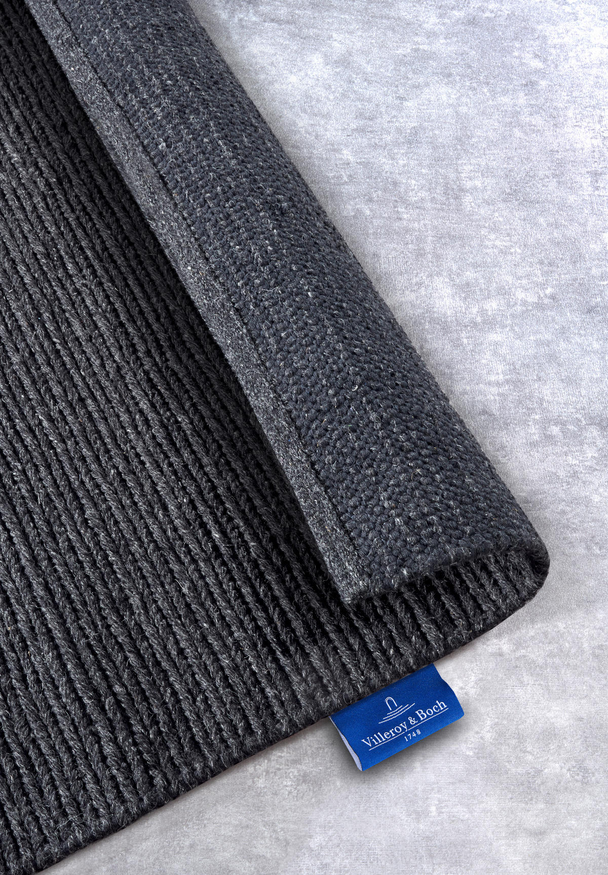 LÄUFER 80/200 cm Kollektion 1748  - Anthrazit, Basics, Textil (80/200cm) - Villeroy & Boch