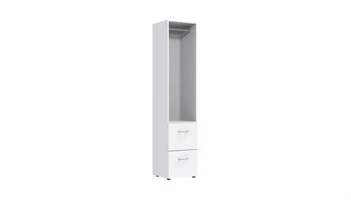 REGAL bijela  drvni materijal  - bijela/boje aluminija, Konvencionalno, drvni materijal/plastika (40/185/40cm) - Xora