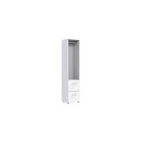 REGAL bijela  drvni materijal  - bijela/boje aluminija, Konvencionalno, drvni materijal/plastika (40/185/40cm) - Xora